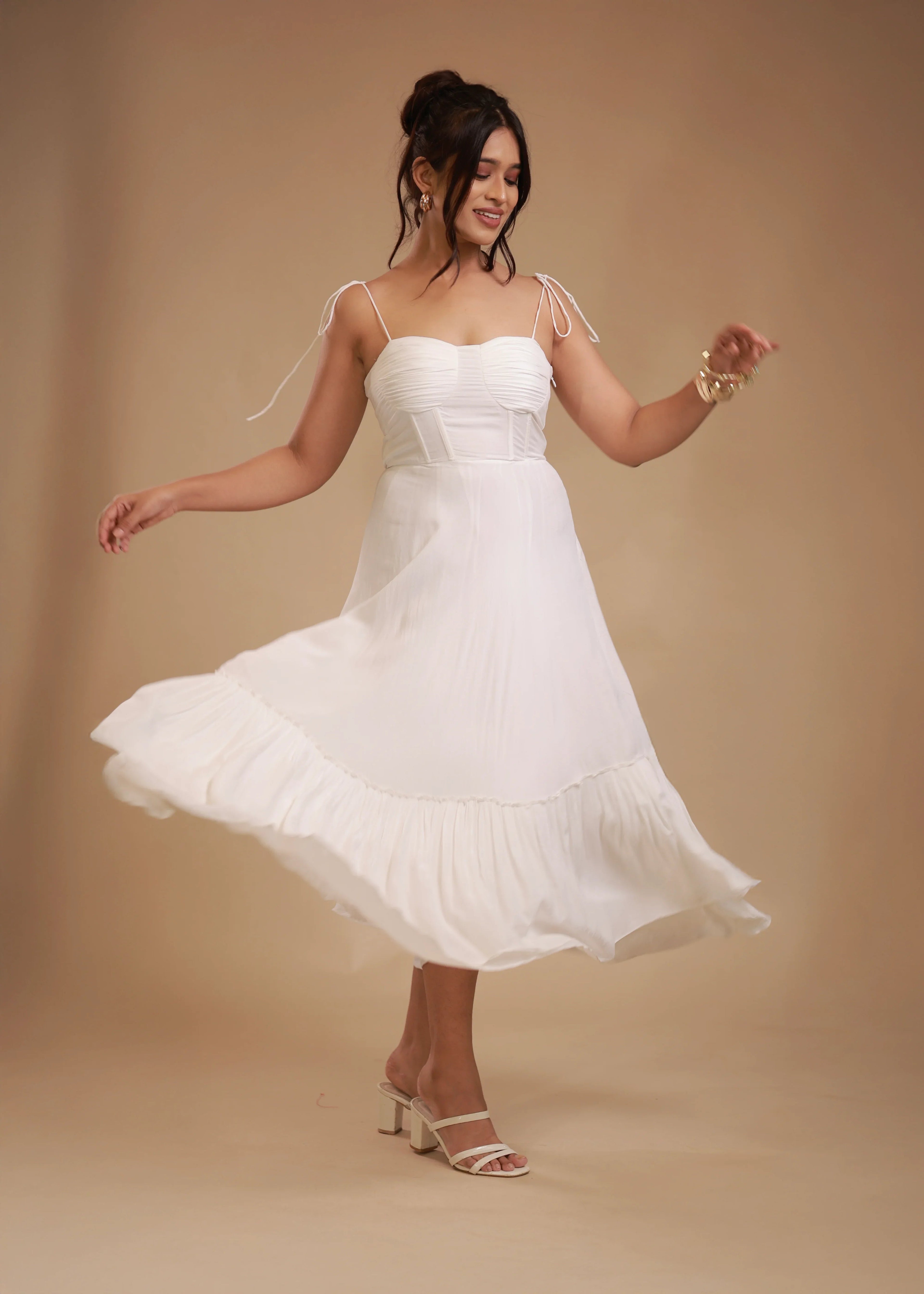 Midi Flared Dress fashion.com