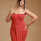 Ruched Bodycon Gown - CASA