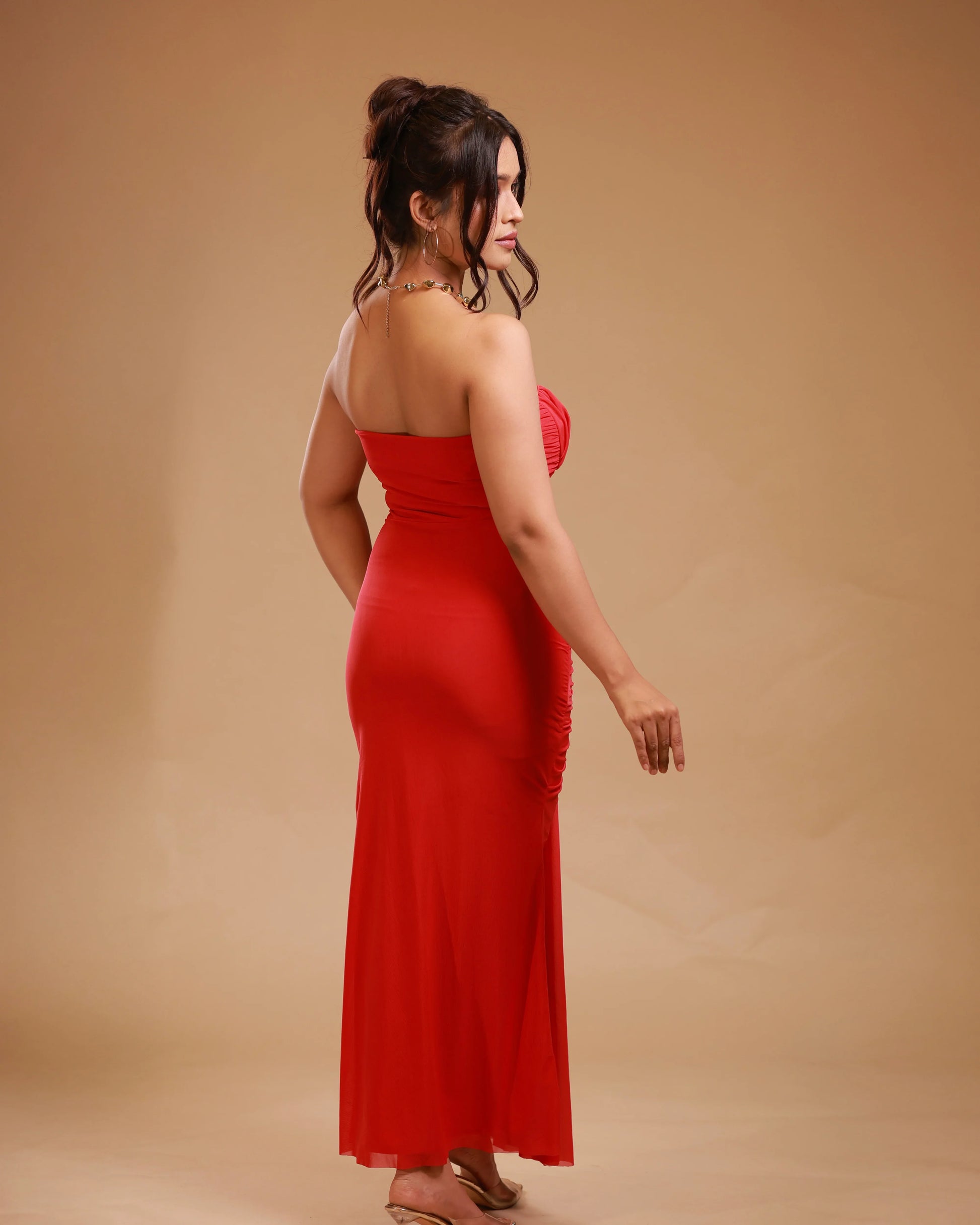 Ruched Bodycon Gown - CASA