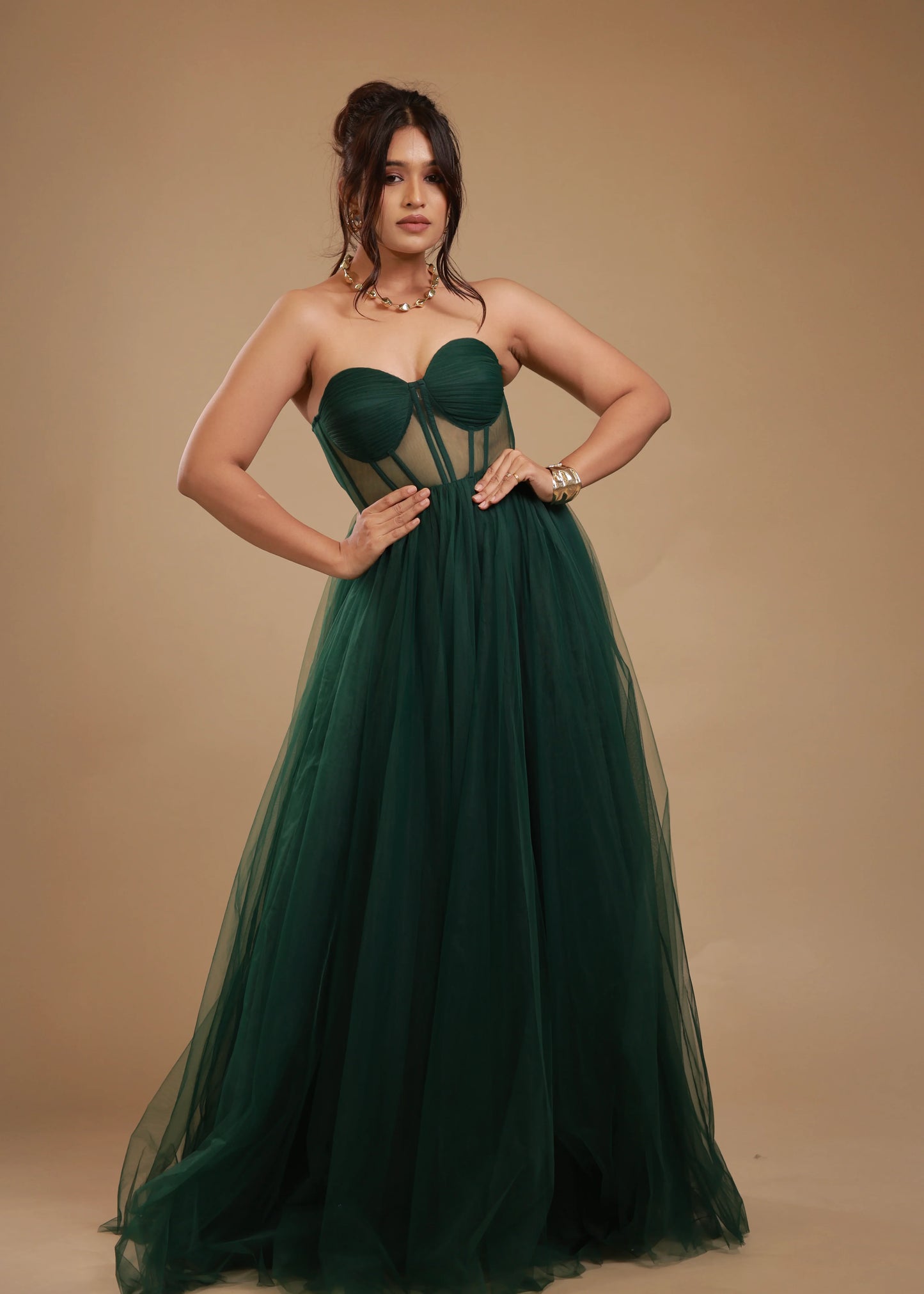 Strapless Corset Gown - CASA