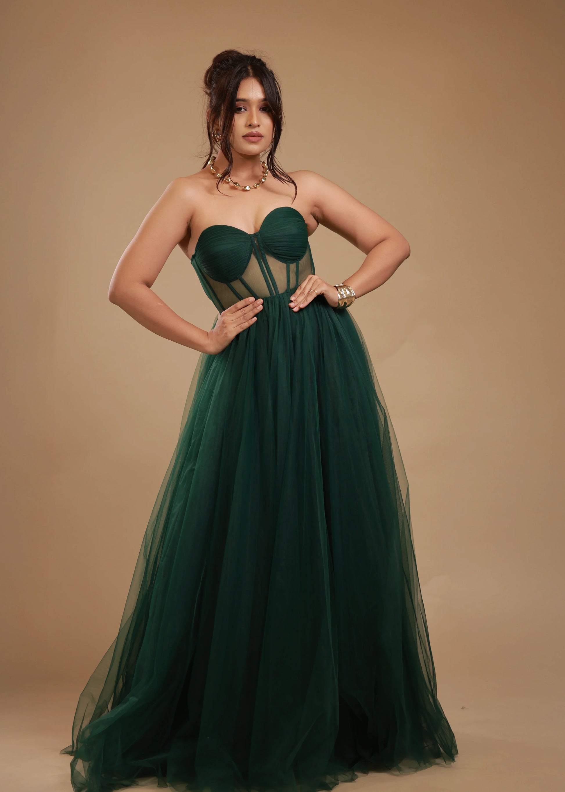 Strapless Corset Gown - CASA