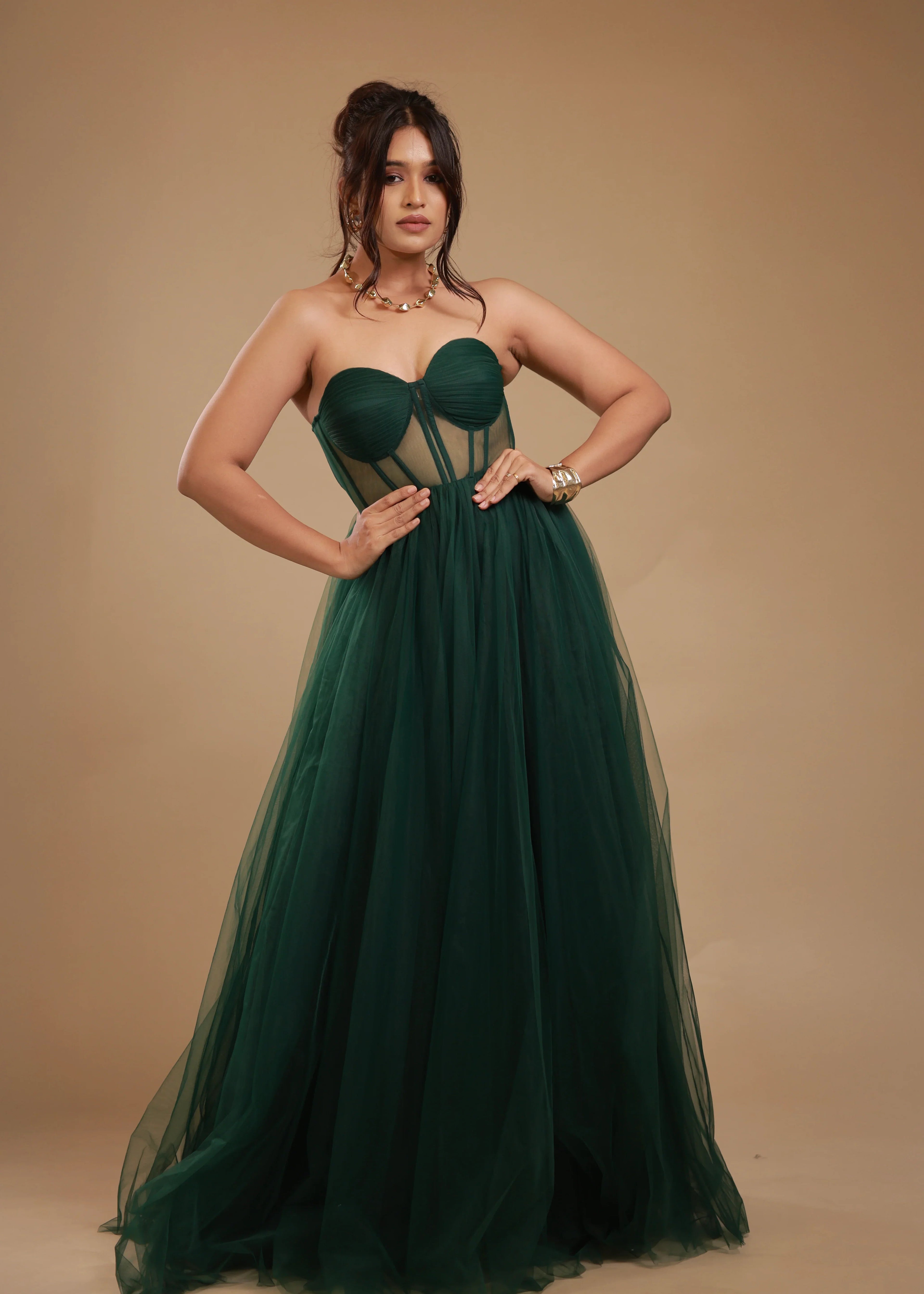 Strapless Corset Gown - CASA